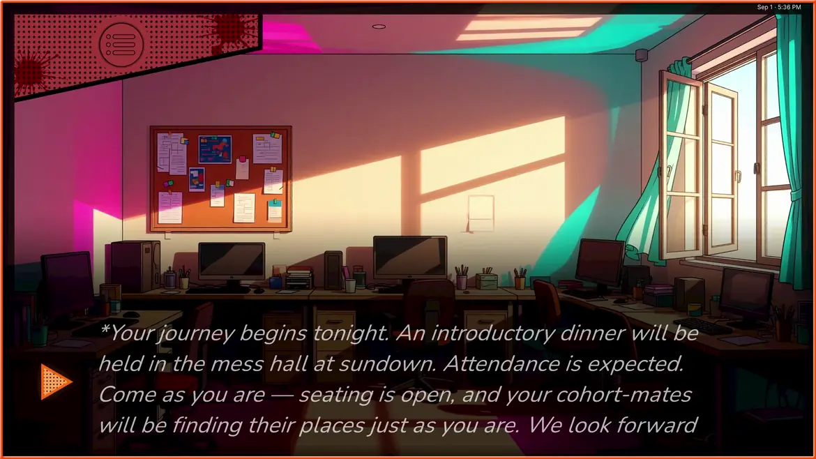 Screenshot: story paths